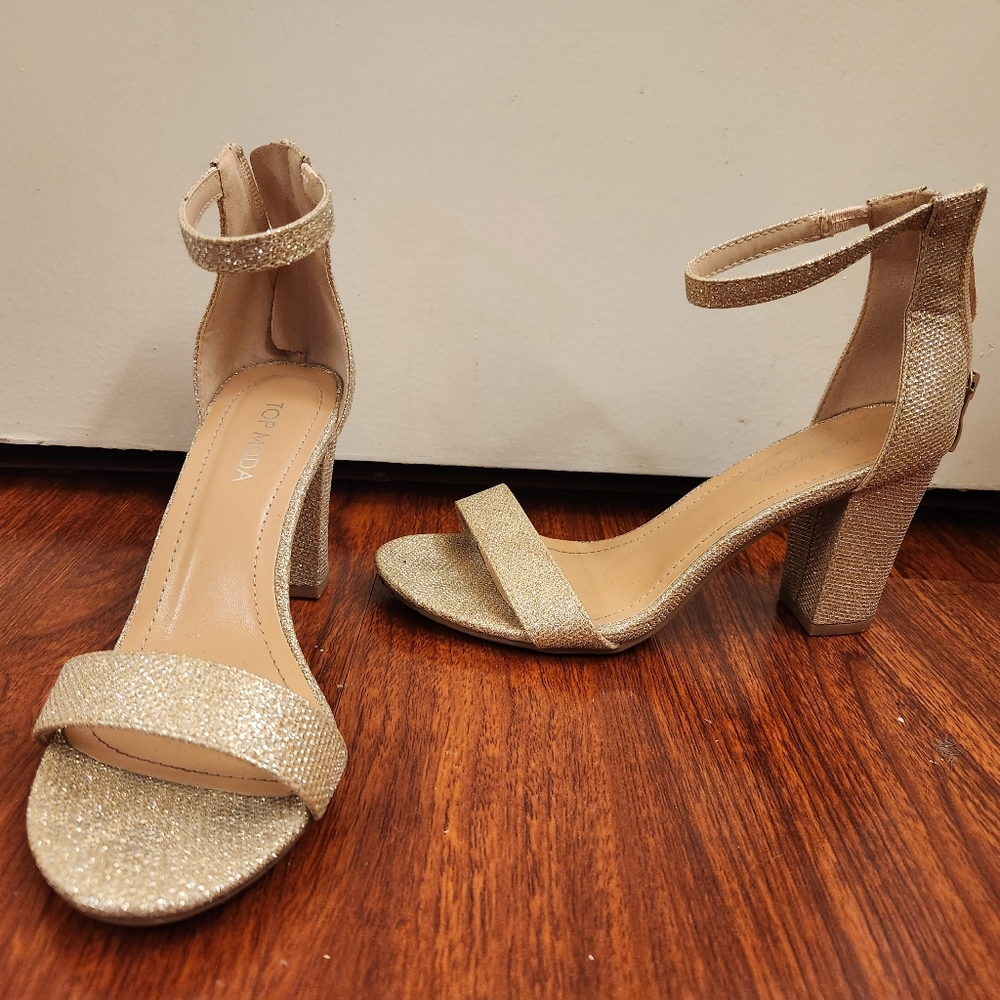 Top Moda Glitter Heels